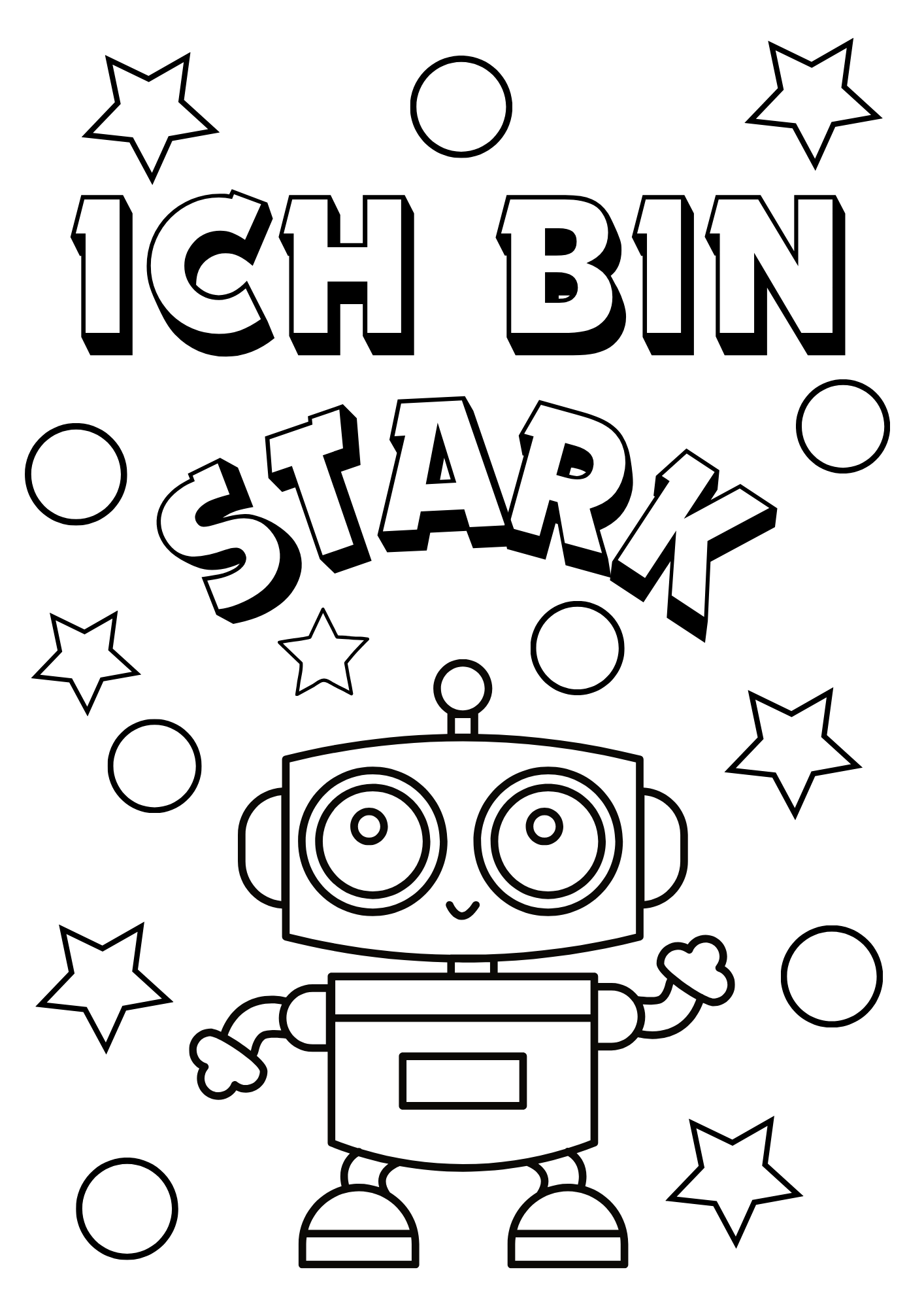 Affirmationen zum ausmalen für kinder