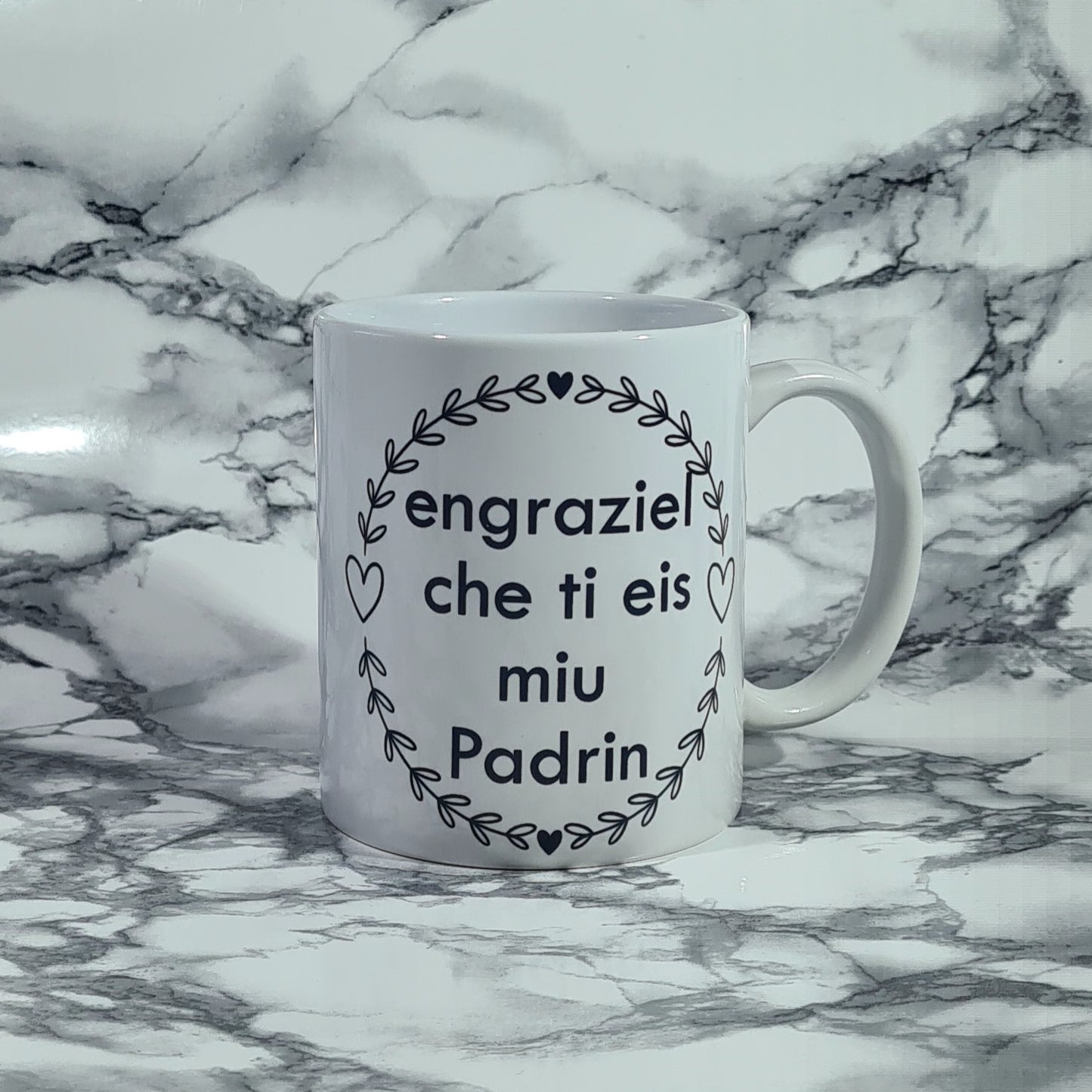 Tasse - engraziel che ti eis miu Padrin