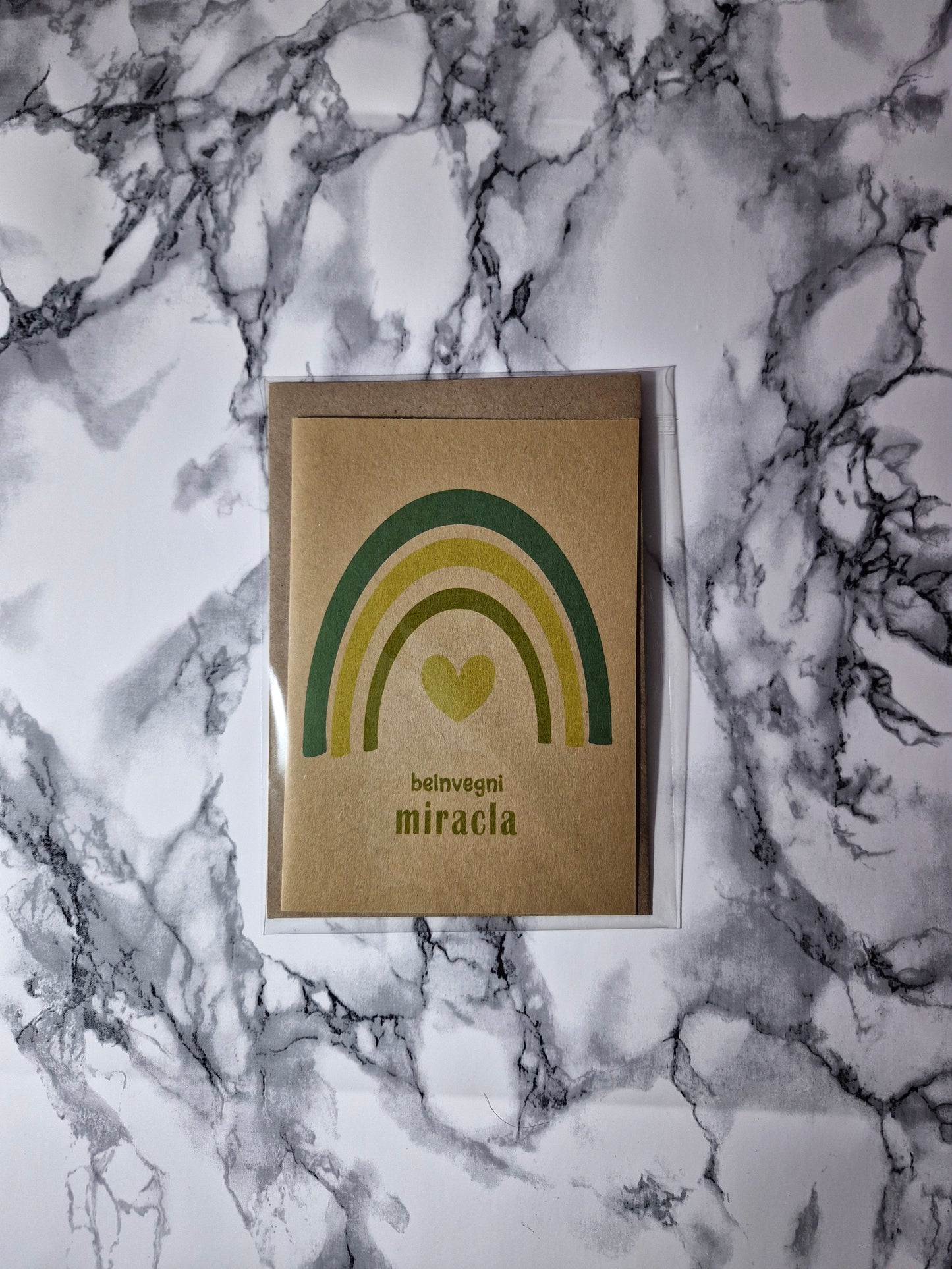 "Beinvegni miracla" Karte -Rätoromanisch