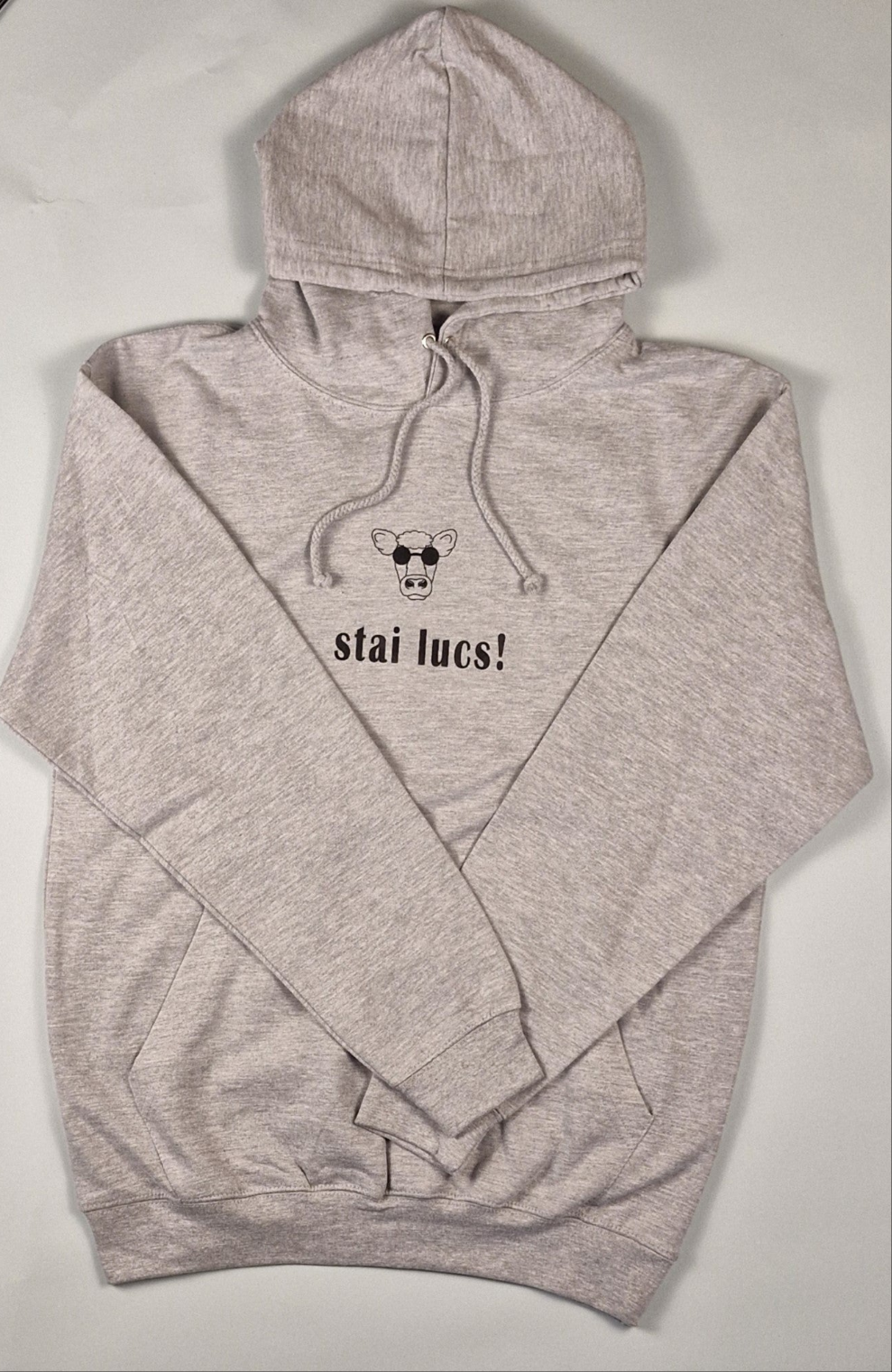 Hoodie - "stai lucs" vacca