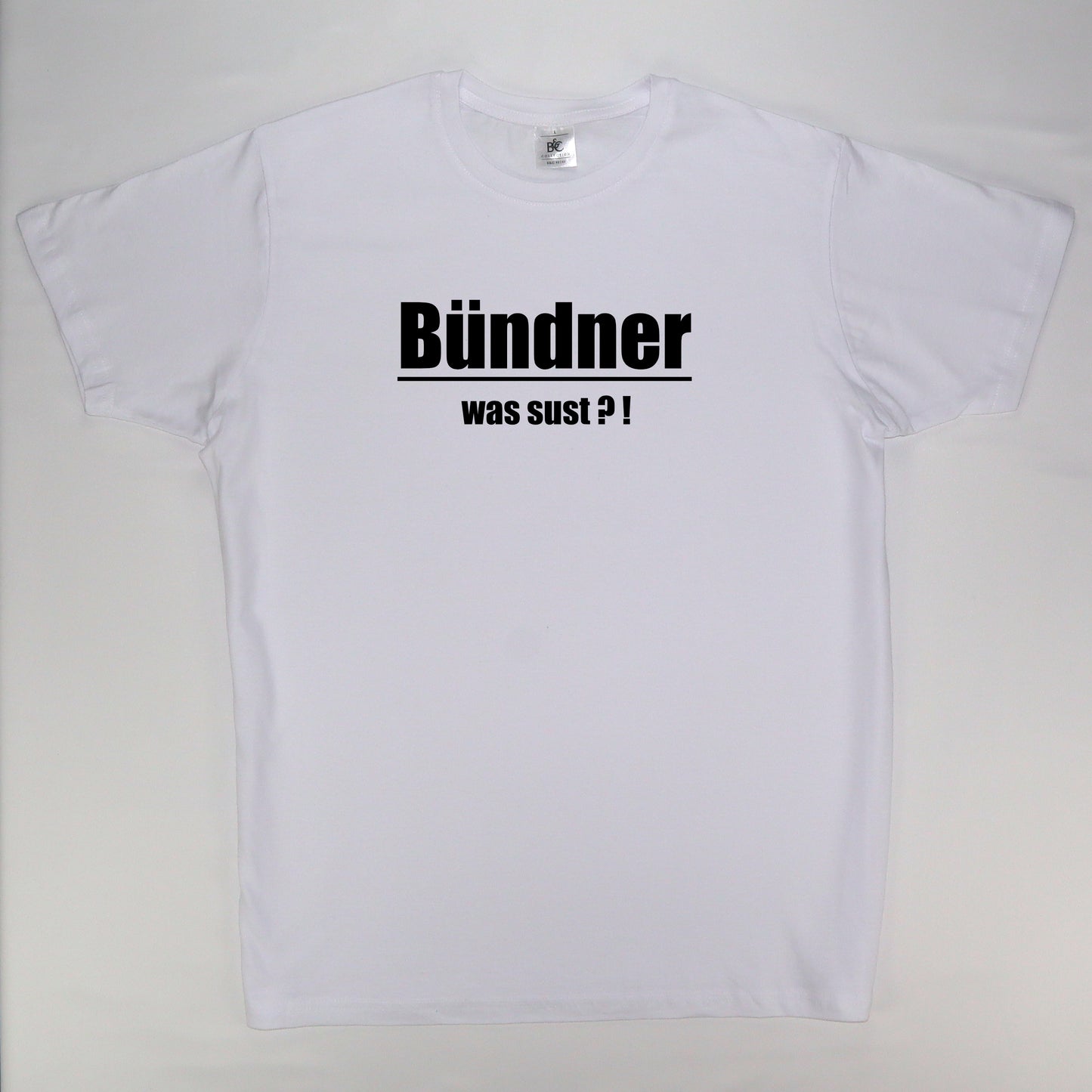 T-shirt "Bündner was sust?!