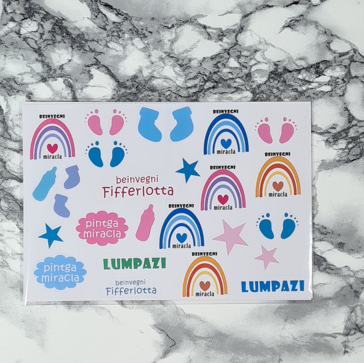 Babysticker - Rätoromanisch