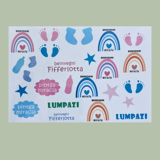 Babysticker - Rätoromanisch