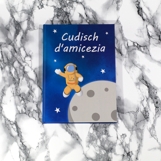 Cudisch d'amicezia astronaut Romontsch