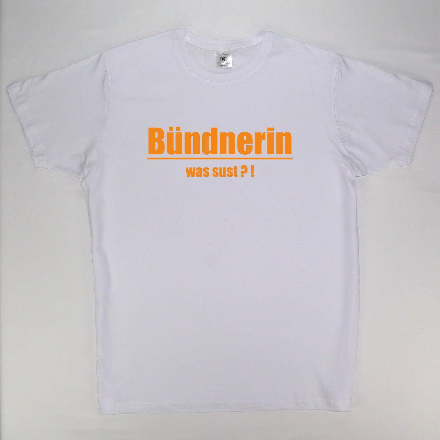 T-shirt " Bündnerin was sust"